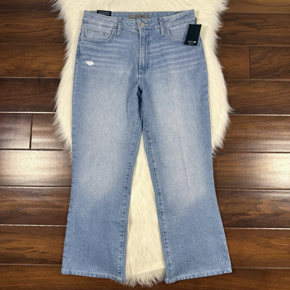 Joe's Women's Size 30 Light Wash Juliet High‎ Rise 26" Crop Bootcut Denim Jeans
